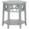 Safavieh Connor Hexagon End Table - Pearl Blue Grey AMH4602C - alternate 1